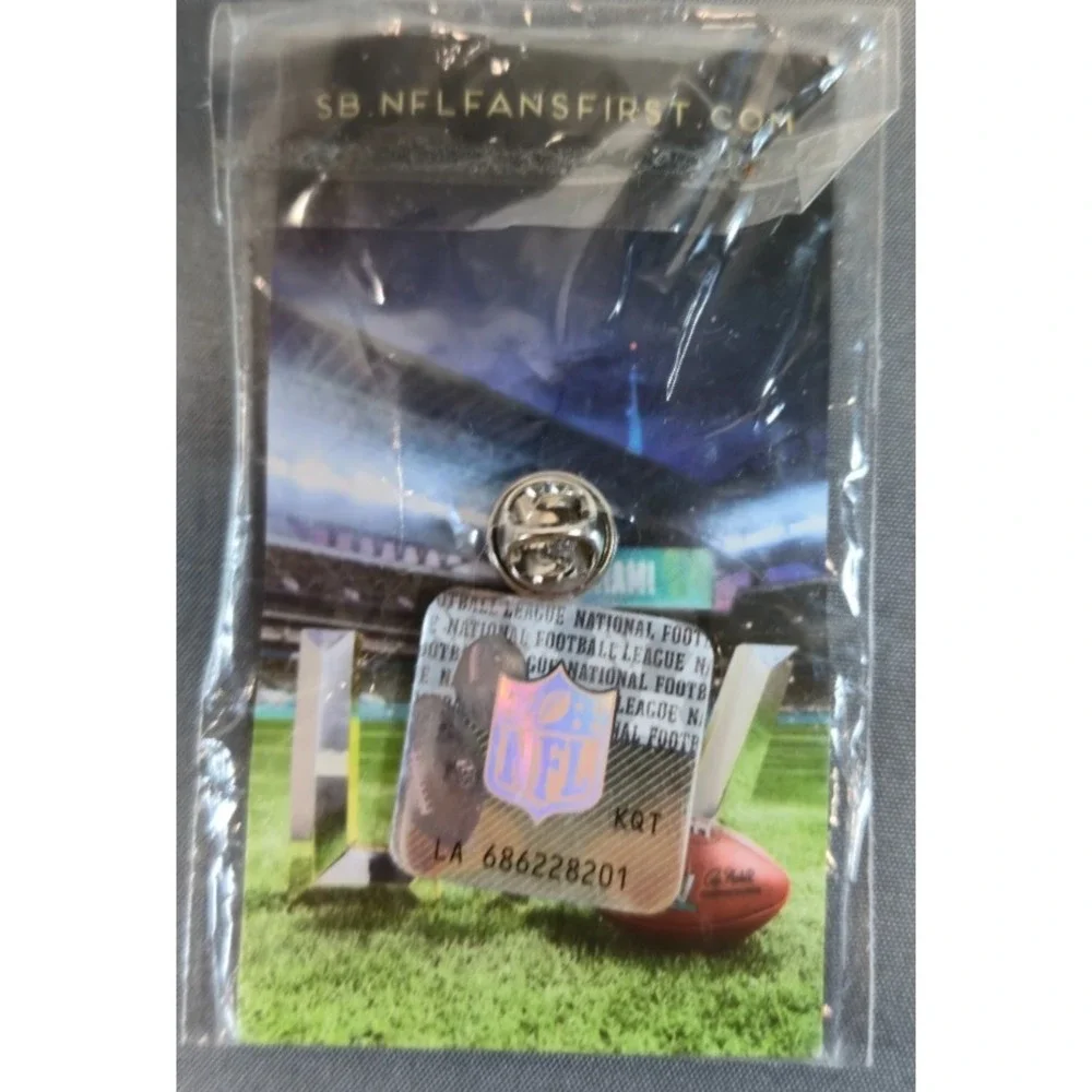 NFL Super Bowl LIV Teammate Pin Miami 2/2/20 Fans First Official NFL 100